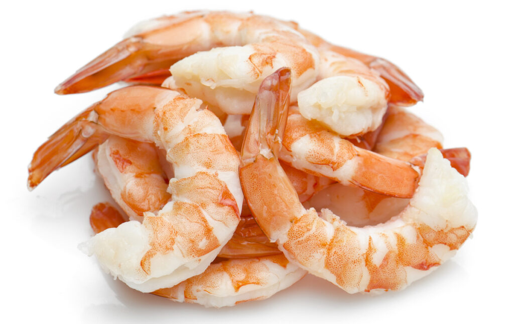 Pile of shrimp