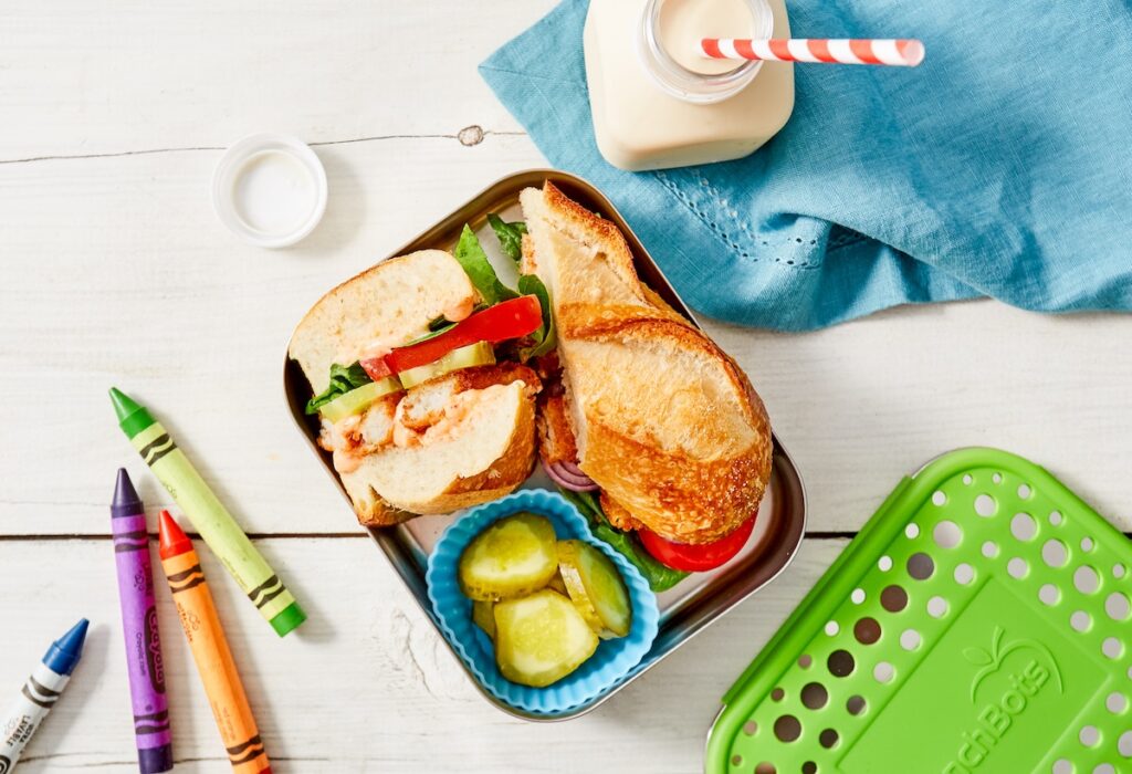 Easy Fish Stick Po'boy Sandwich for Kids - Kids Eat in Color