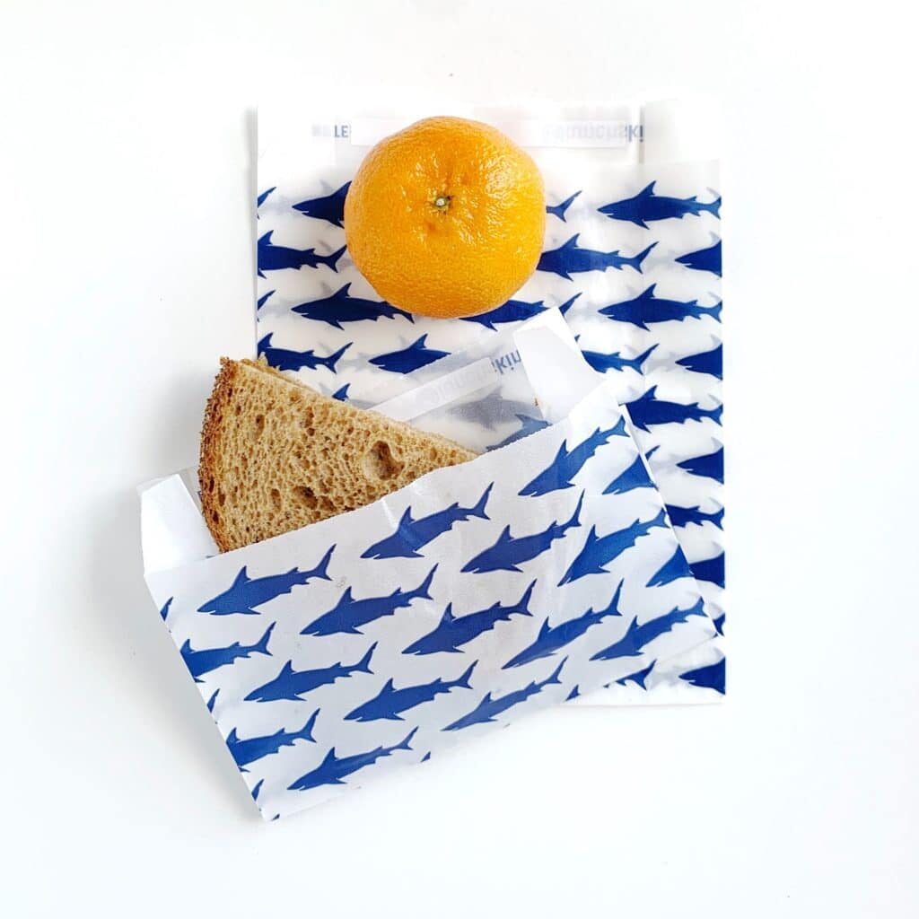 Fruit Reusable Snack and Sandwich Bags, Set of 4, Oranges