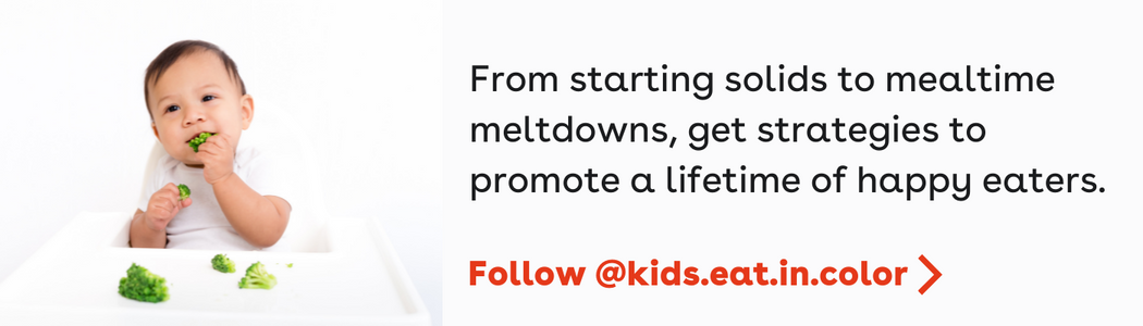Feeding babies is easier together. Follow @kids.eat.in.color