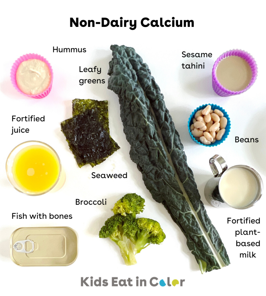 calcium fruits and vegetables