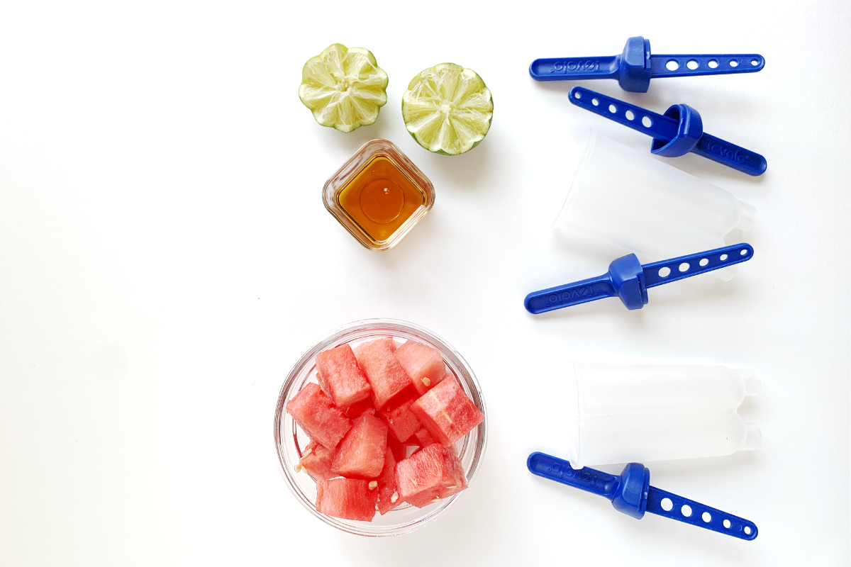 Watermelon Ice Pops + More Easy Ice Pop Ideas Kids Eat in Color