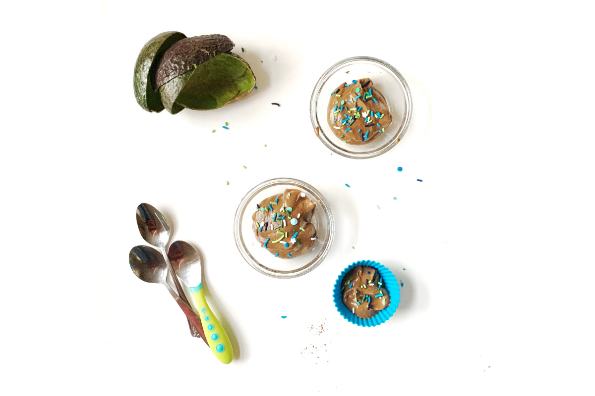 The Best Avocado Chocolate Pudding Kids Eat in Color