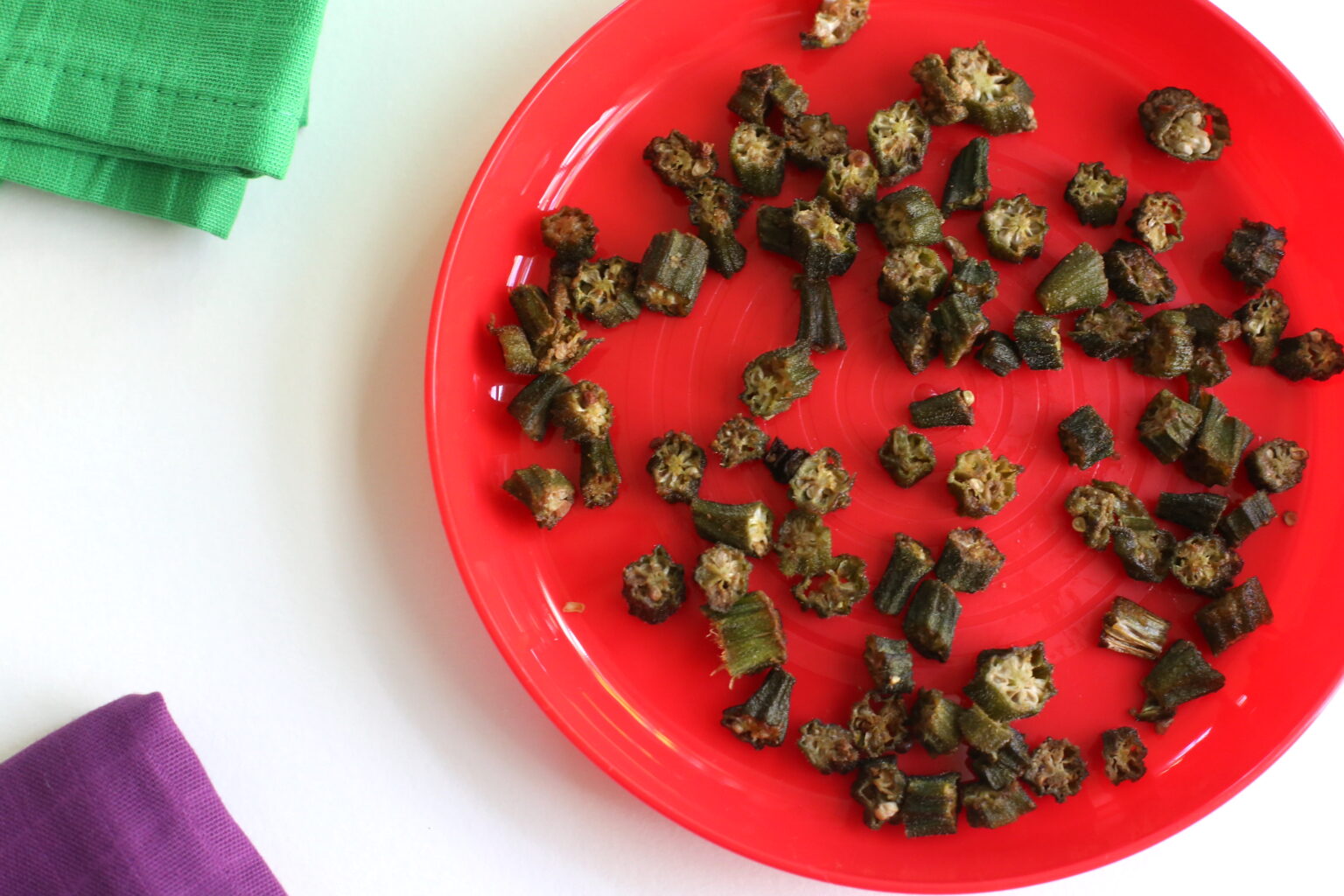 Easy Baked Okra Stars Recipe Kids Eat in Color