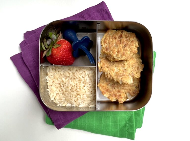 Baked TunaTofu Patties Recipe Kids Eat in Color