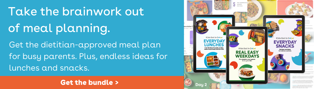 AD: Take the brainwork out of meal planning. Get the dietitian-approved meal plan for busy parents. Plus, endless ideas for lunches and snacks.