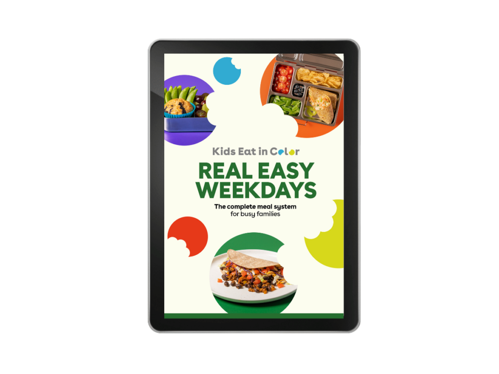 Real Easy Weekdays Ebook eGift Card Kids Eat in Color