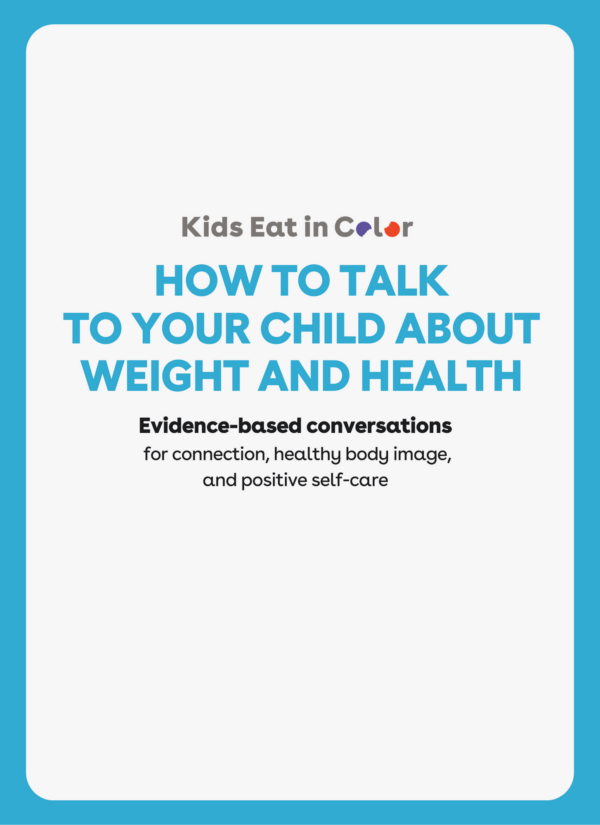 how to talk to your child about weight and health Cover photo