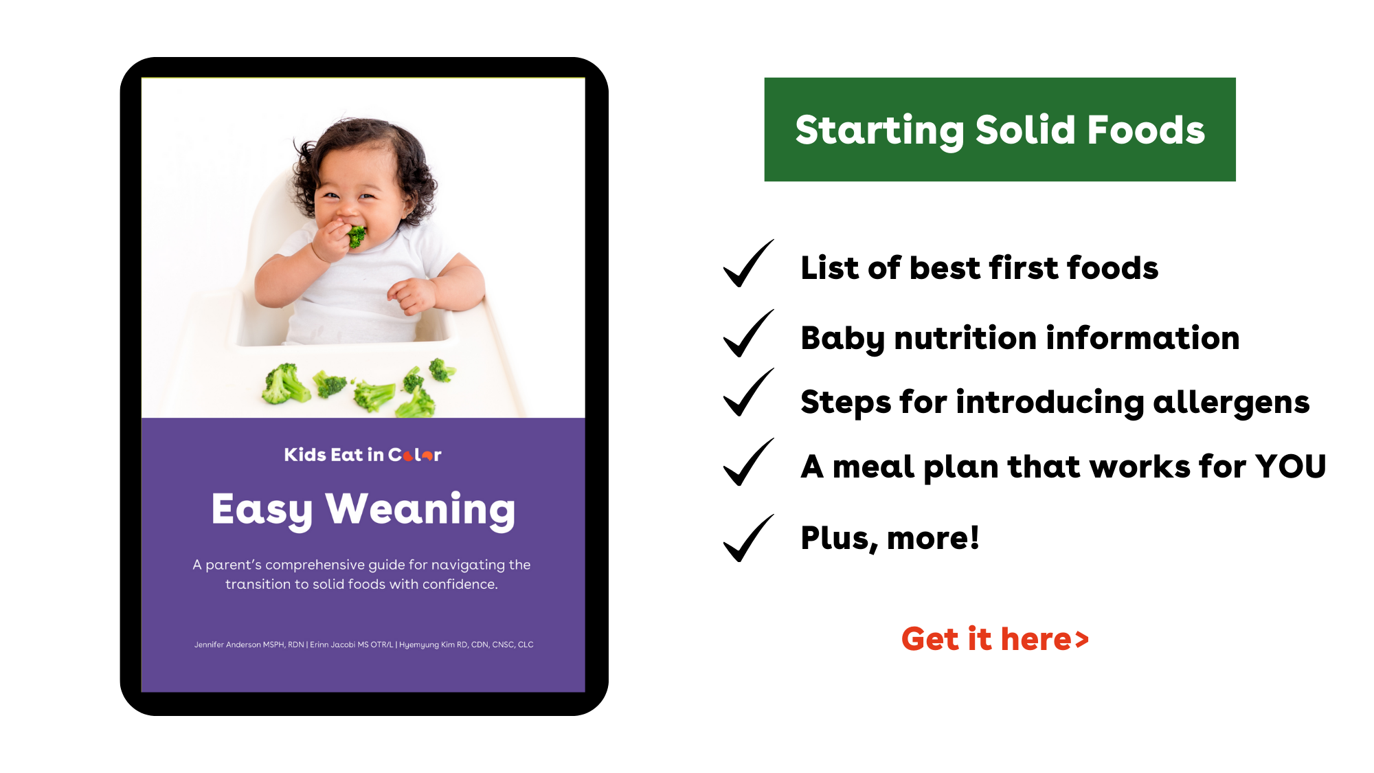 Starting Solids Weaning Guide AD