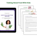 ebook cover of how to talk about food with kids