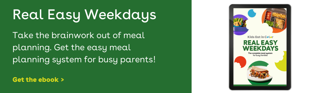 Real Easy Weekdays ad, take the brainwork out of meal planning