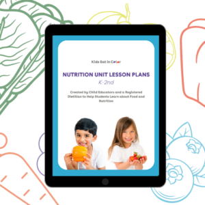 K-2nd Nutrition Unit Study