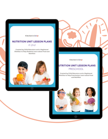 Fearless nutrition Preschool and K-2 Lesson Plan