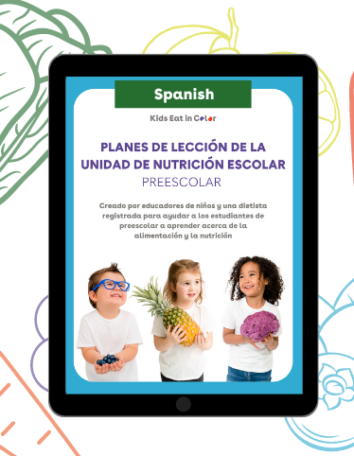 SPANISH Nutritional Unit for Preschool and Homeschool