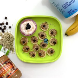 Banana with peanut butter